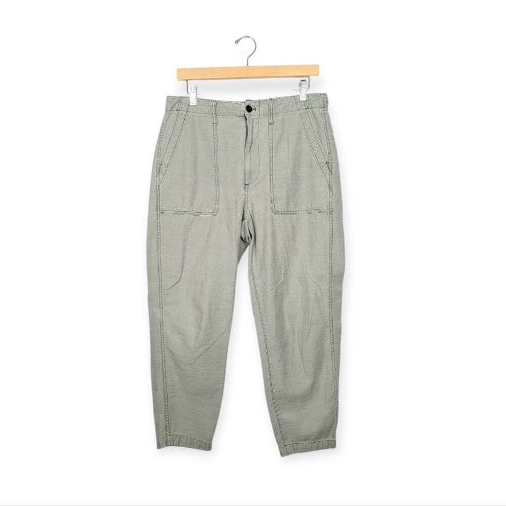 Madewell Light Blue Griff Tapered Fatigue Cargo Ankle Pants Size 28